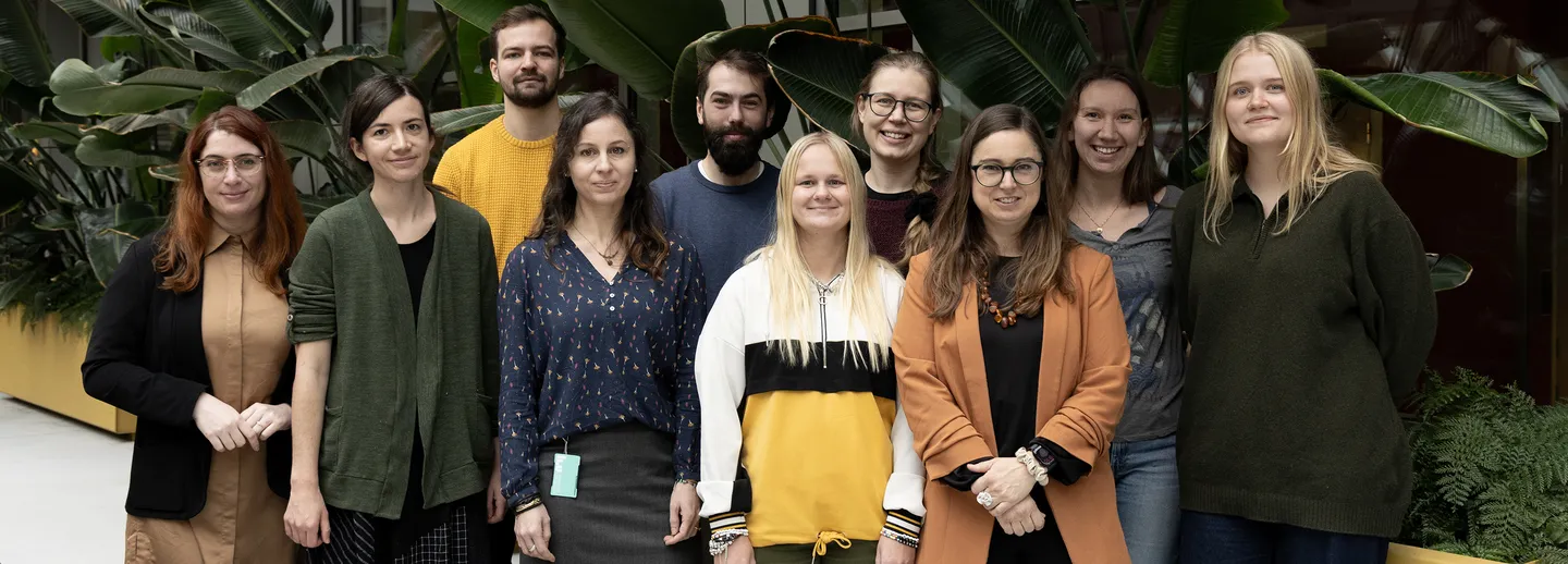 The Rebecca Böhme research group at Tinnerbäckshuset 2025.