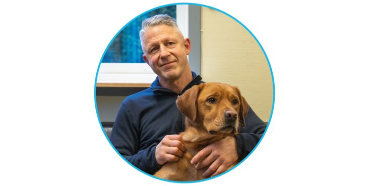 Porträtt av Robert Lindström.