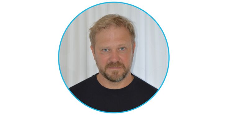 Porträtt av Johan Melander Hagborg.