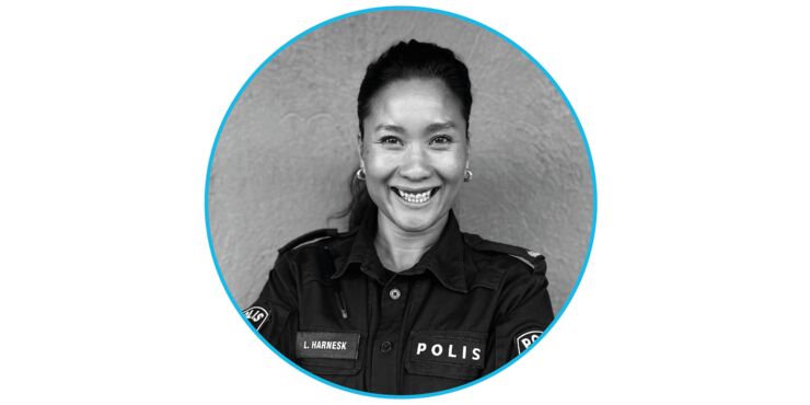 Porträtt av Linda Harnesk.