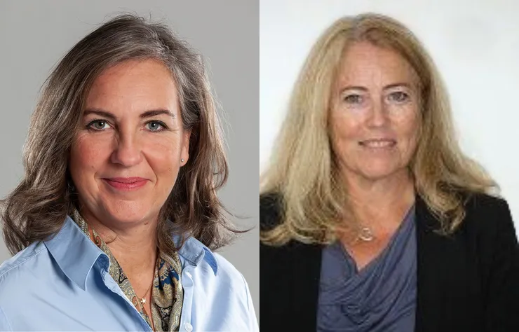 Ulrika Bille och Katarina Holmberg Colling på Infor