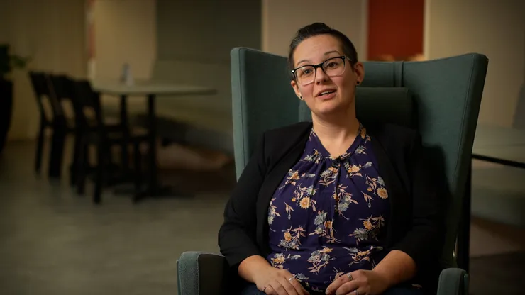 Länk till inspelad intervju med Diana Holmqvist, Beteendevetenskapliga kandidatprogrammet