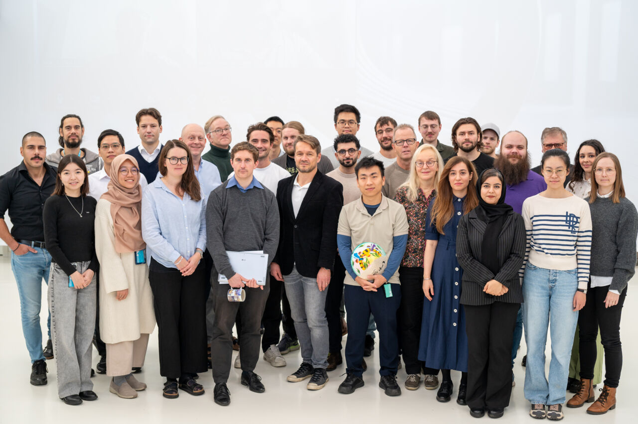 Gruppbild på medarbetare vid Datorseende 2025.