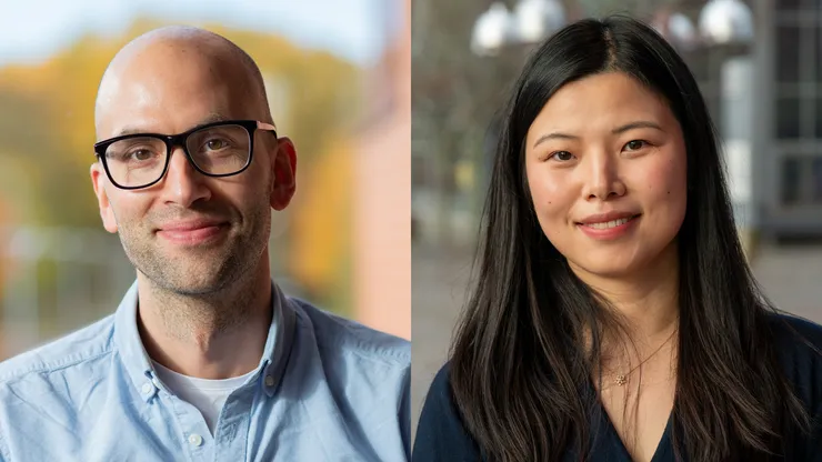 Two portraits (Jendrik Seipp and Zhang Chen).