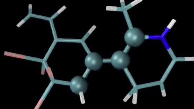 illustration av molekylen