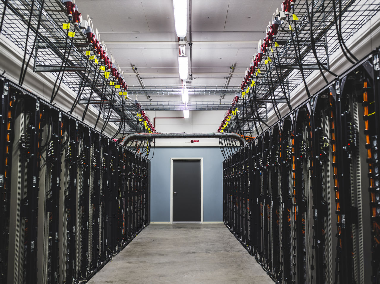 Data center at National Supercomputer Centre, Campus Valla, Linköping University.