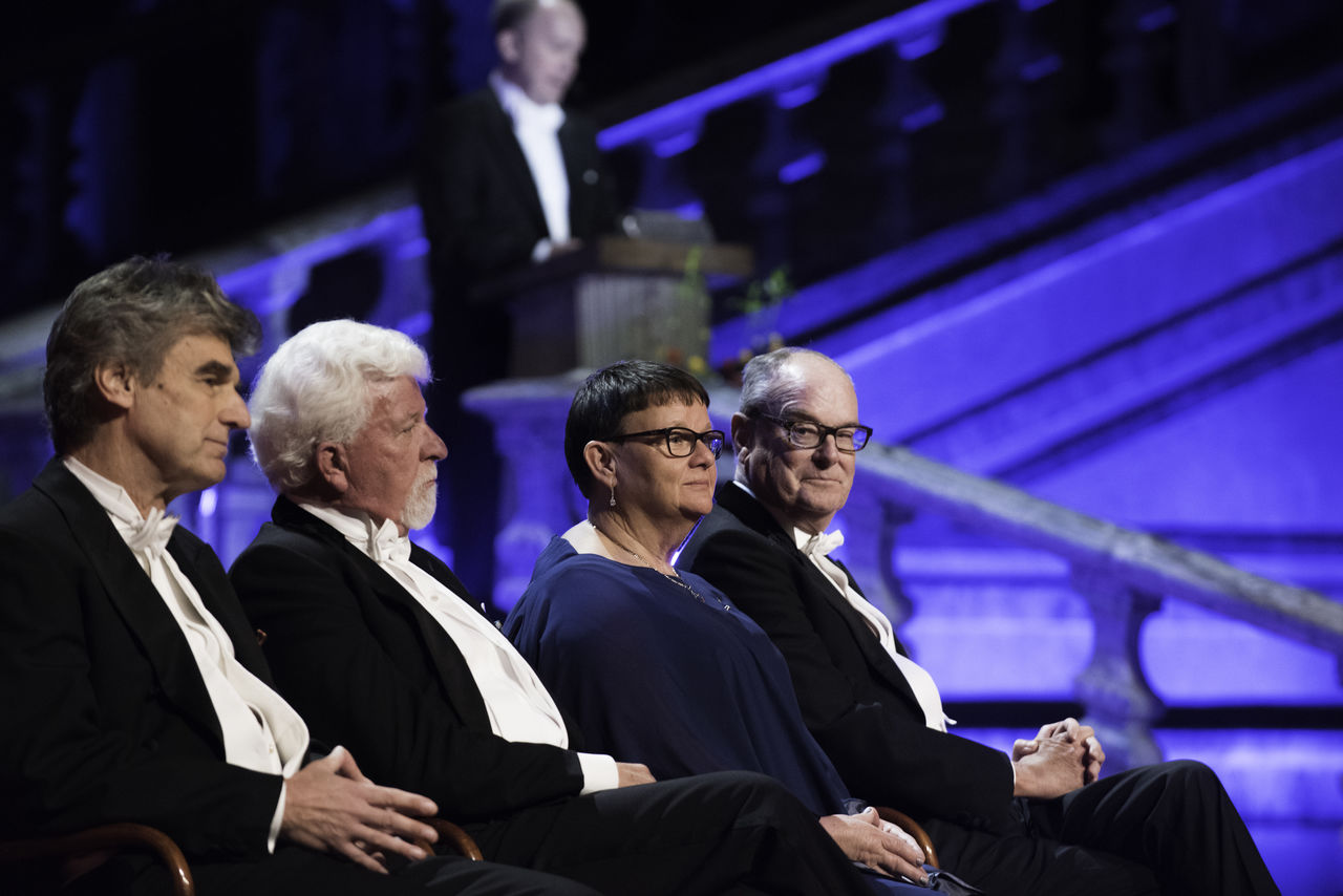 Lennart Ljung in the town hall in Stockholm