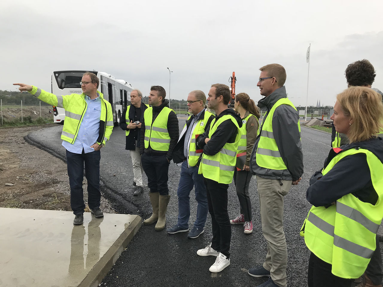 Researchers at Uppsala biogas Plant