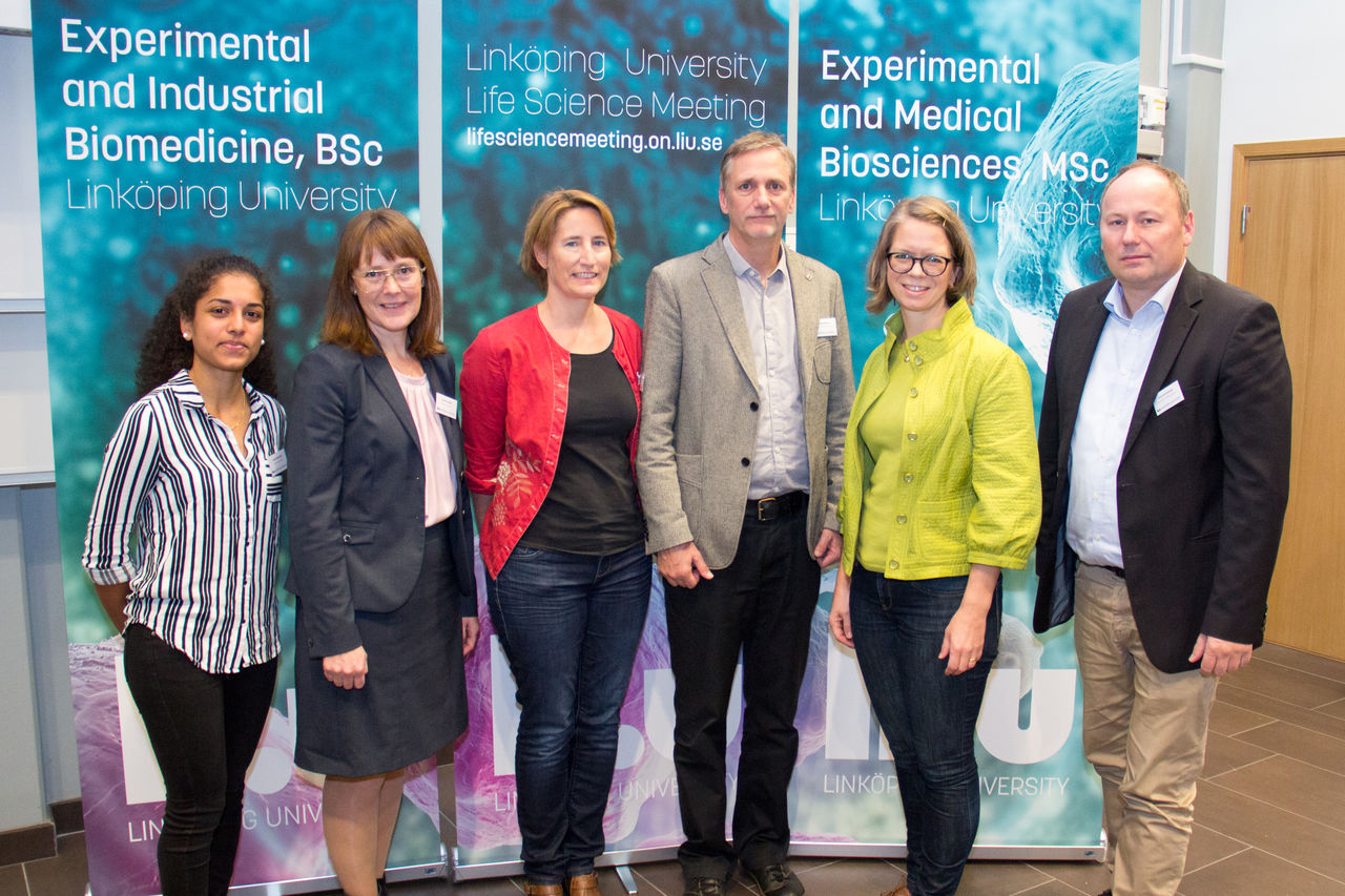 Katarina and some of the speakers at the meeting