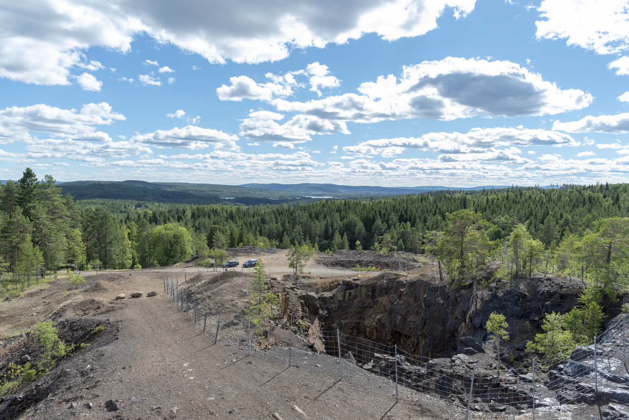 Former mining site Stollberg in Sweden