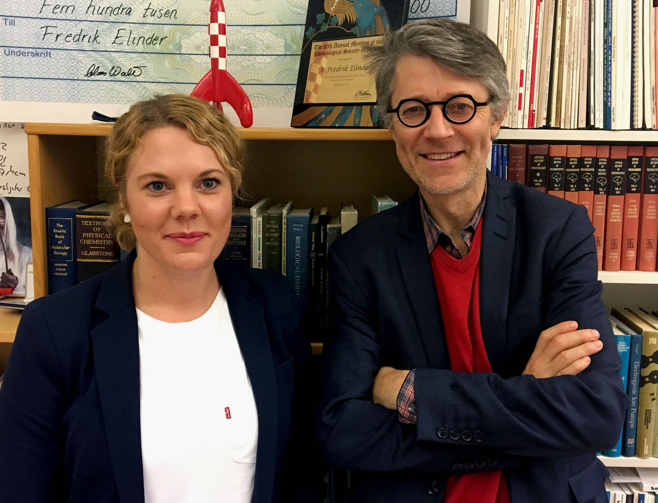 Nina Ottosson och Fredrik Elinder