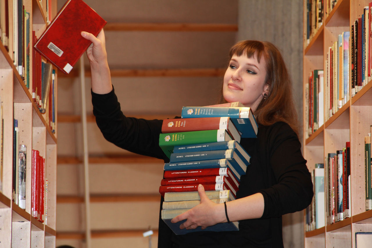 Rebecca Wikström, student at the bachelor programme Language, Literature, Media