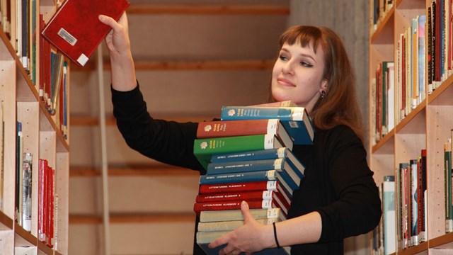 Rebecca Wikström, student på kandidatprogrammet Språk, litteratur, medier