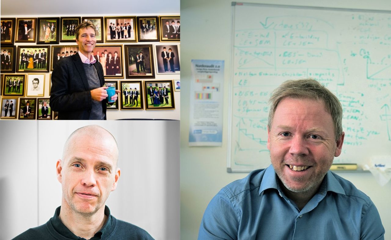 Patrik Thollander, Stefan Stenfelt och Fredrik Gustafsson.