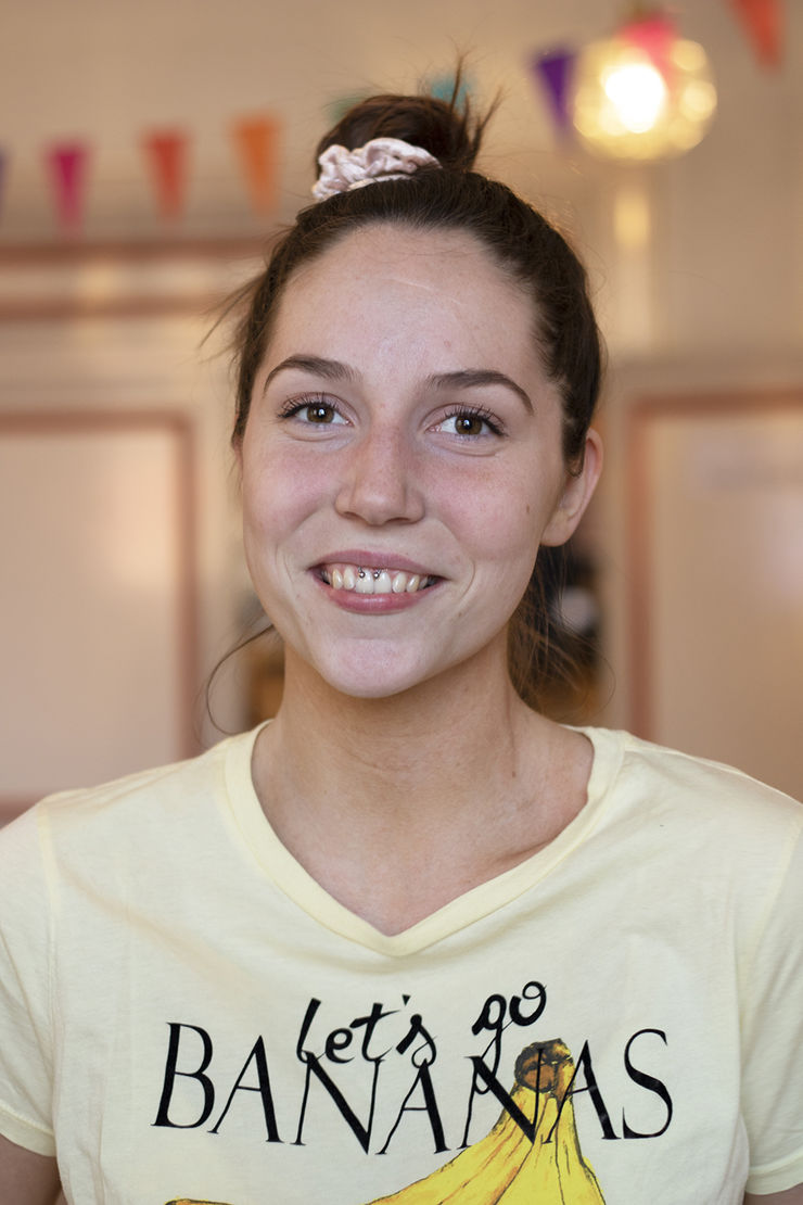 Studentsångare Carolin Sköld.