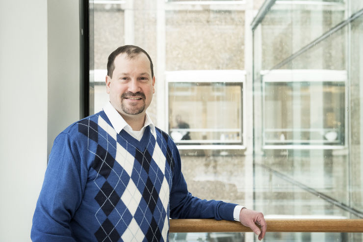 Porträtt Walker Jackson, Universitetslektor, avdelningen för Neurobiologi. För Forskning och utveckling, Region Östergötland.