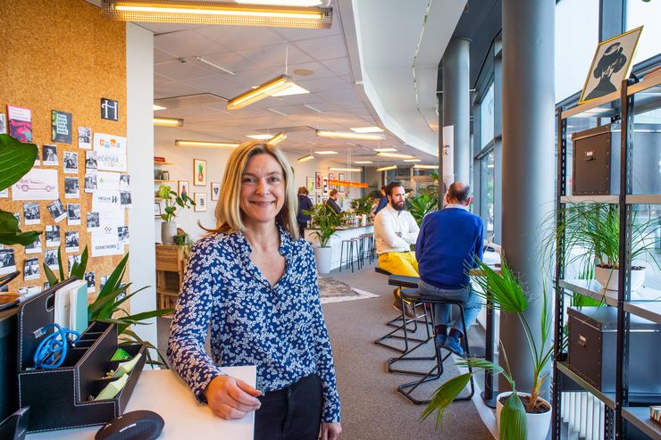 Lena Miranda, vd Mjärdevi Science Park; foto: Magnus Johansson, Linköpings universitet