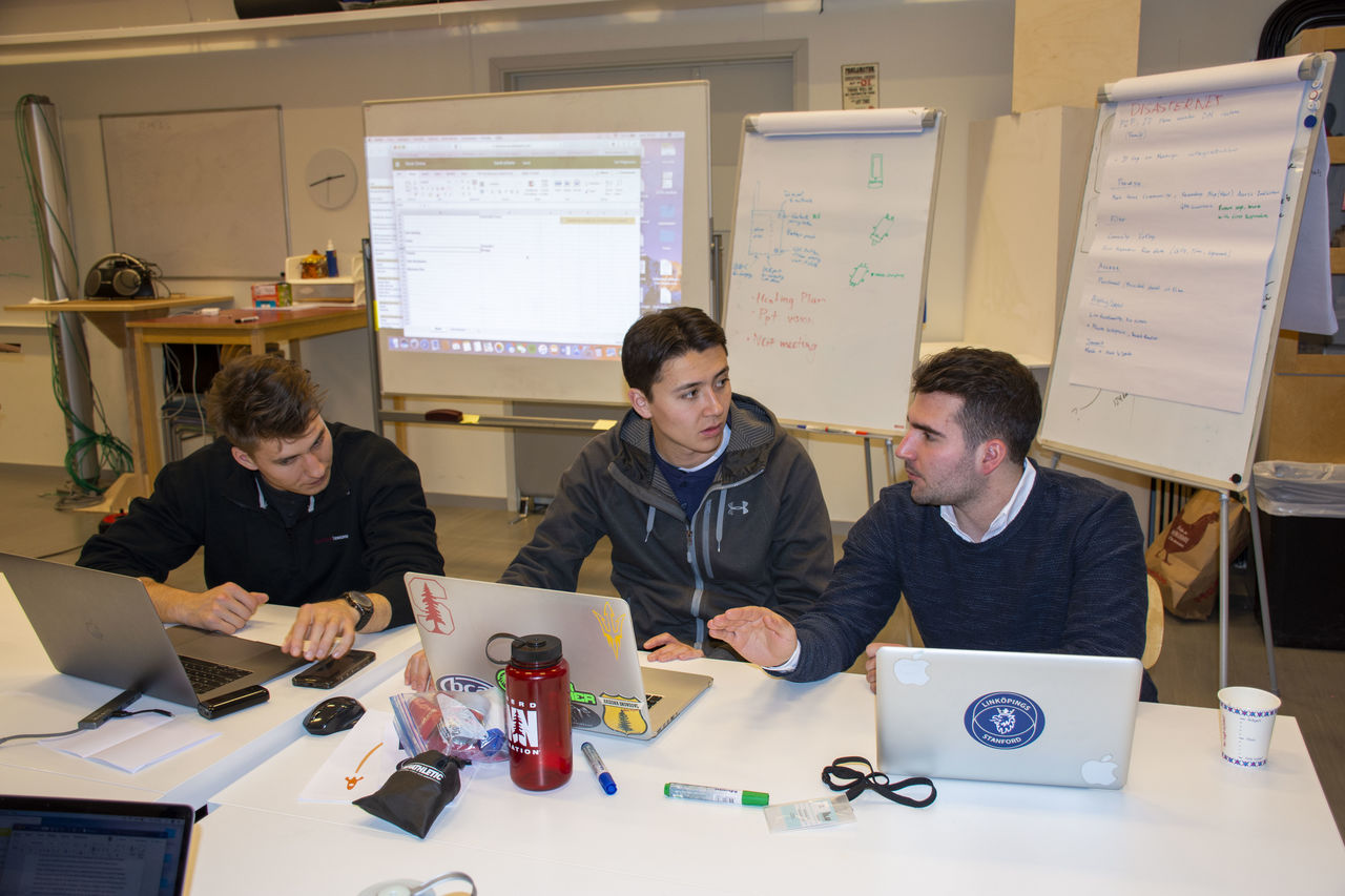 Grupparbete på LiU.