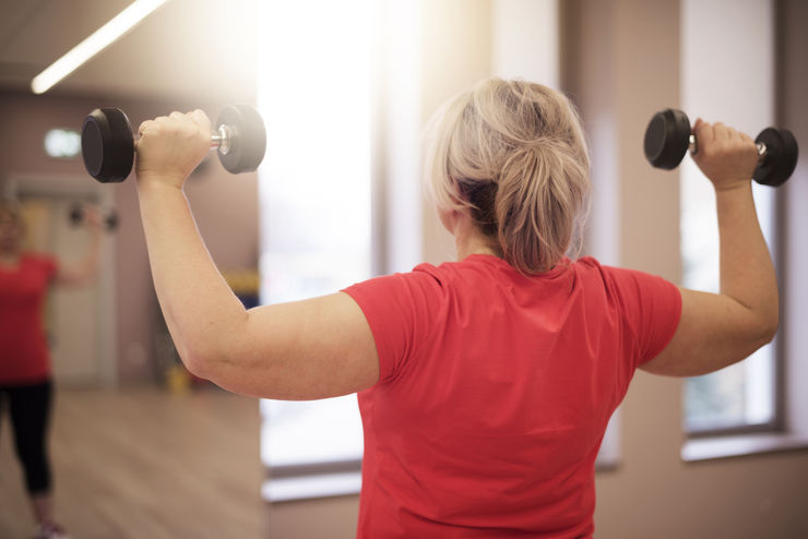 Working on shoulders in this age is important for women