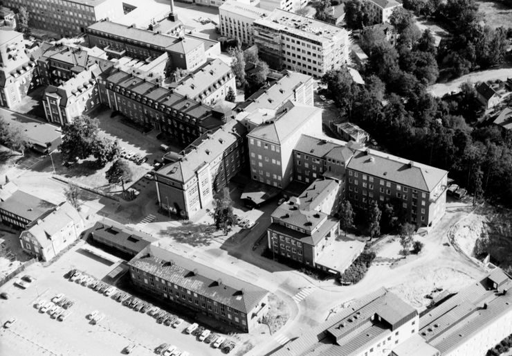 Flygfoto, Leif Arne Rosengrens samlingar. Kulturarv Östergötland. 