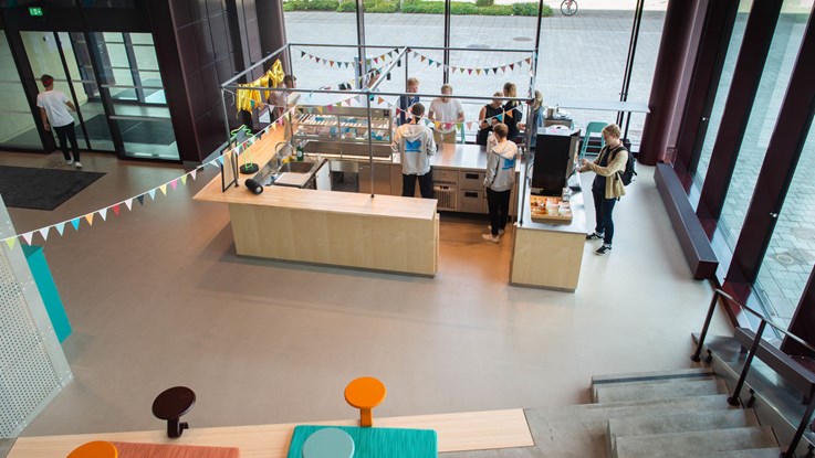 Picture of student cafe.