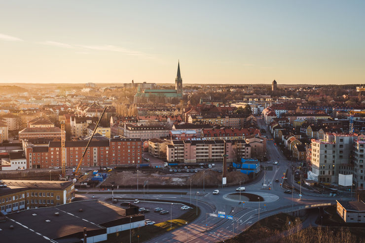 View of Linköping city