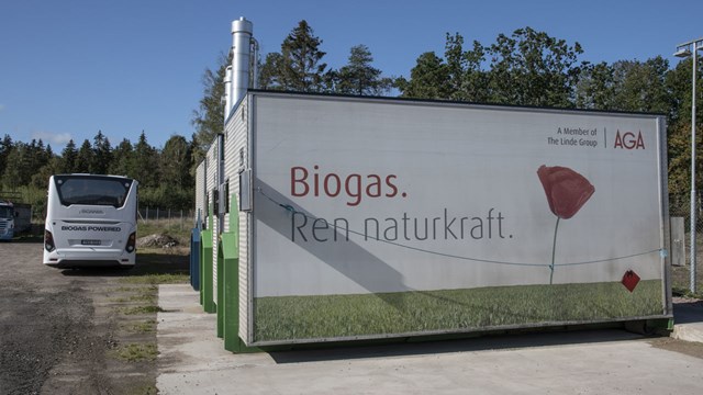 BRC study visit Skövde biogas.