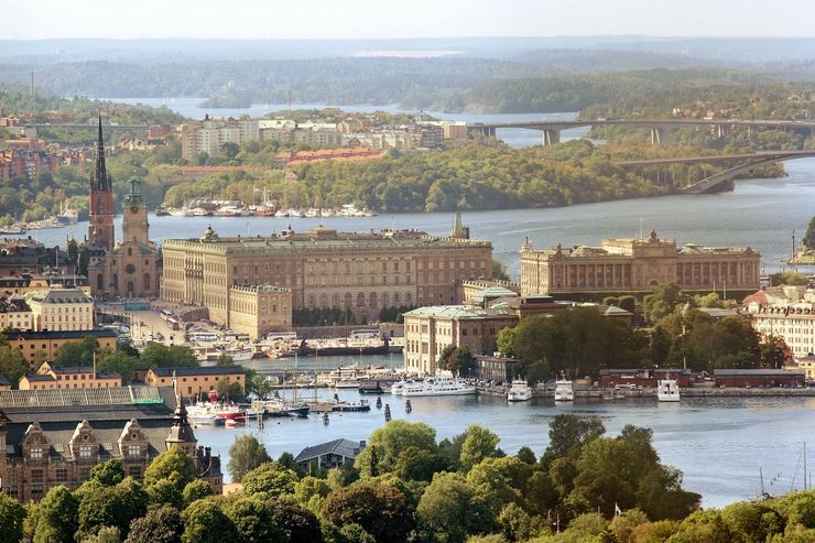 Royal palace in Stockholm