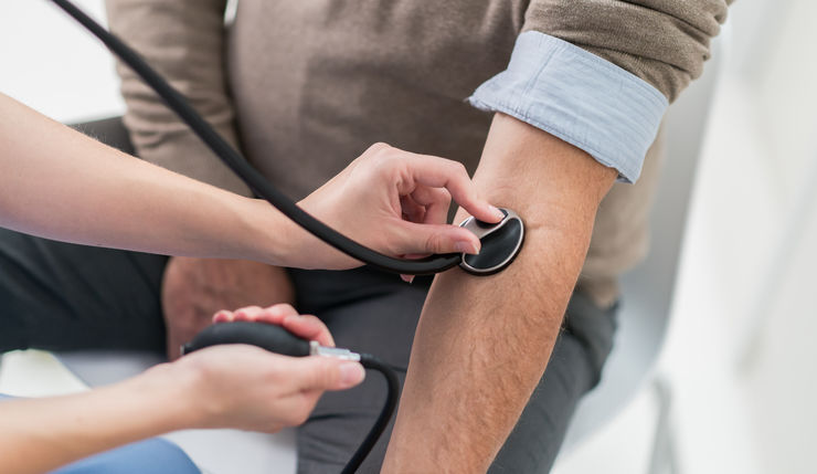 Image of blood pressure measurement