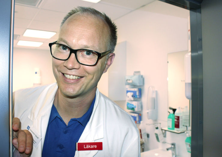 Biträdande professor Christopher Sjöwall på Reumatologiska kliniken.