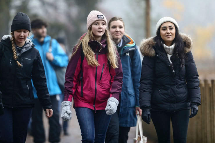 Emma Persson, Ina Eriksson, Lina Fredriksson och Mirna Baaoth