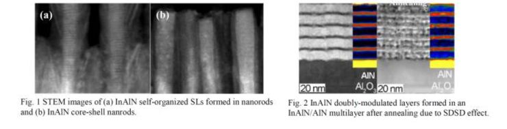 Utilization of surface directed spinodal decomposition to design nanorod based opto-electronic devices