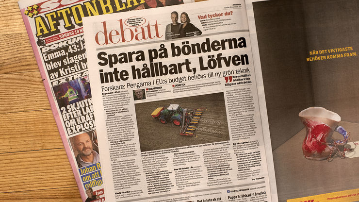 Opinion piece in the Swedish national daily Aftonbladet 