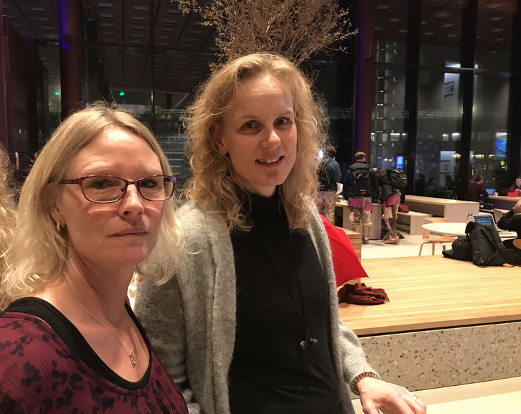 Anna Landberg and Cecilia Haraldsson from the Kolmården Wildlife Park, which commissioned the project