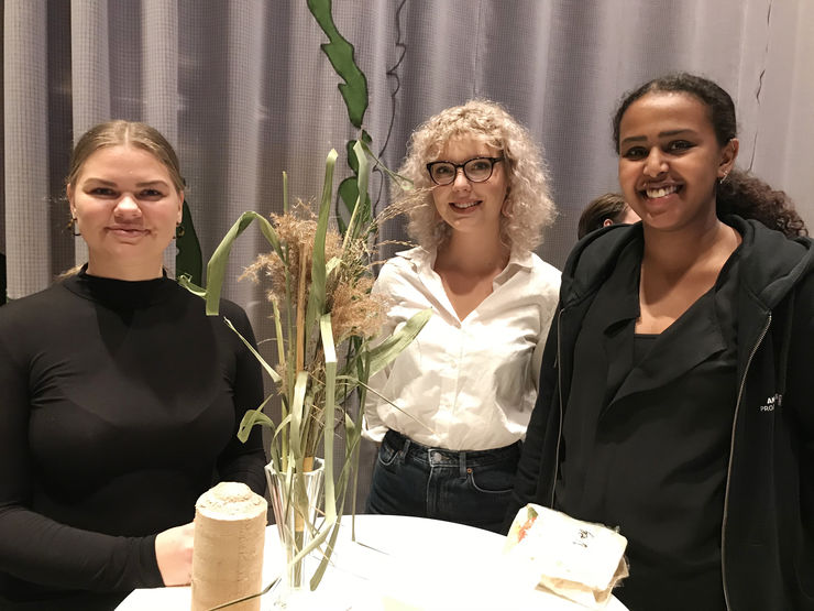 Matilda Jürss, Fanny Aasheim and Aniisa Bihi, the group behind Naturereed