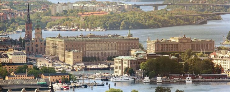 Royal palace in Stockholm