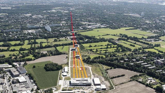 Representation of European XFEL's tunnels and beamlines