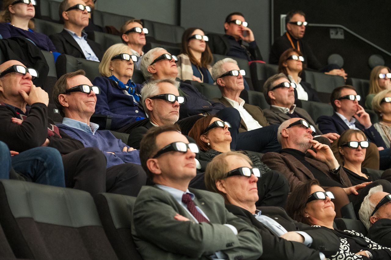 Publiken i Visualseringscenter C. 