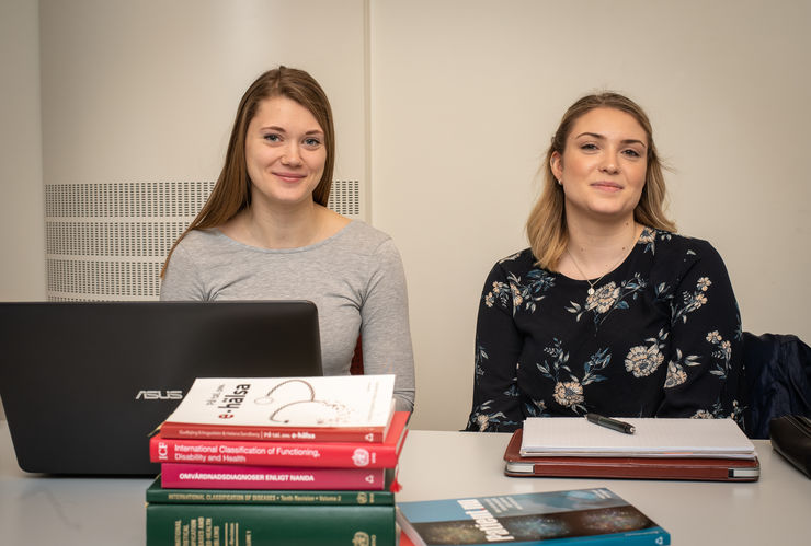 Sofia Gyulai och Emma Pettersson, civilingenjörsstudenter. 