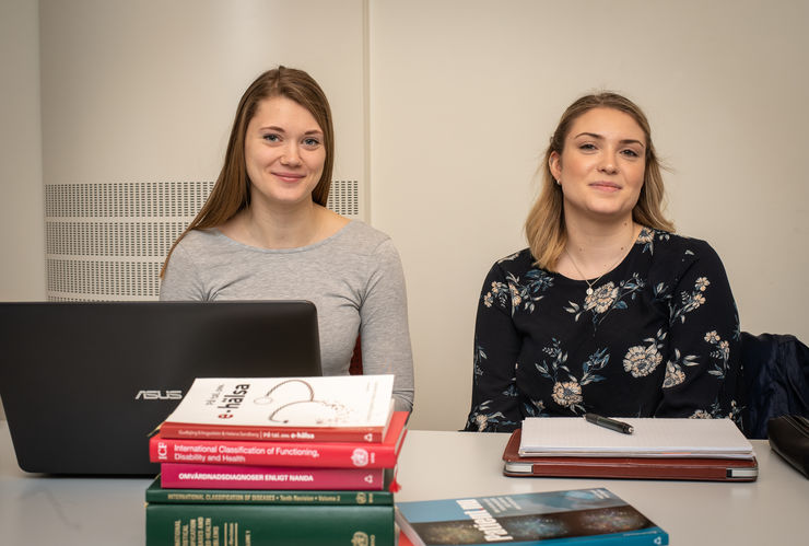 Bild på studenter på masterprogrammet i medicinsk vetenskap.