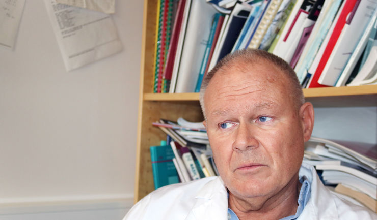 Lennart Svensson, professor i molekylÃ¤r virologi vid LinkÃ¶pings universitet. Foto - Ulrik Svedin - LiU 