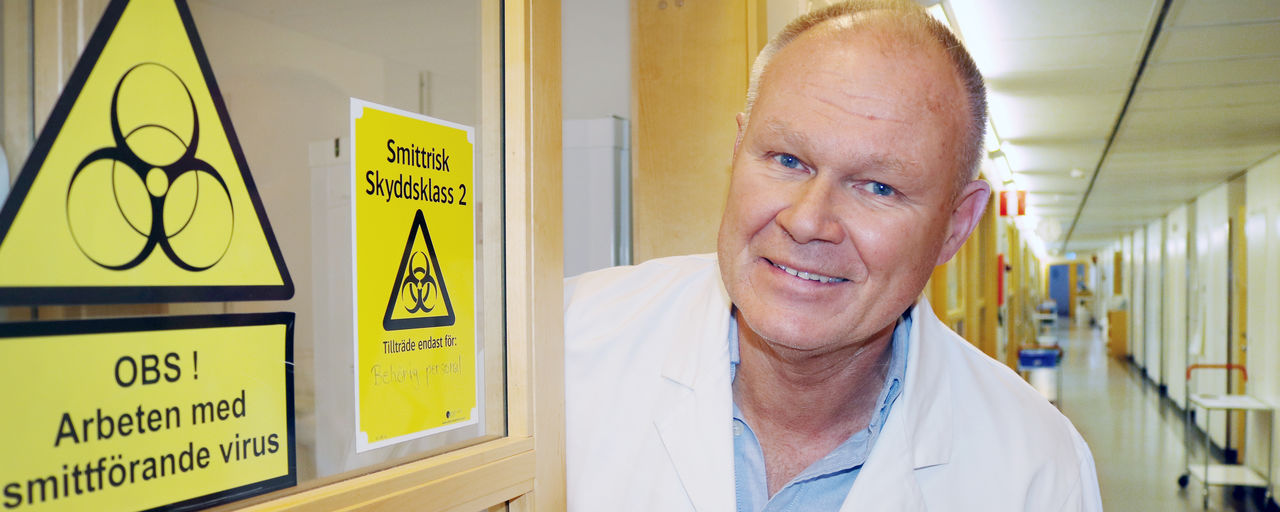 Lennart Svensson, professor i molekylär virologi.