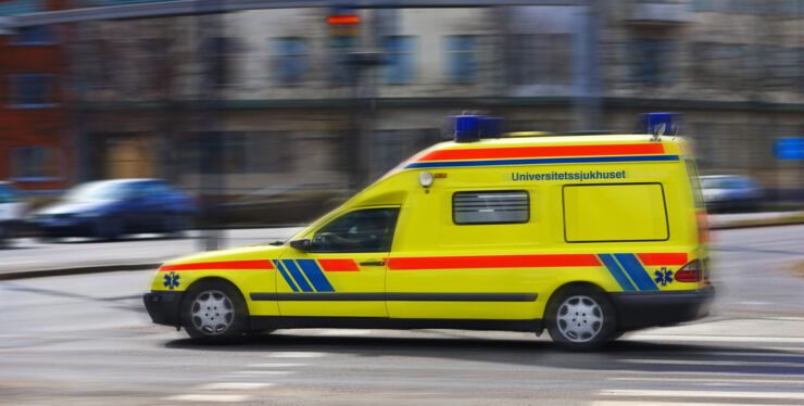 Ambulans under utryckning