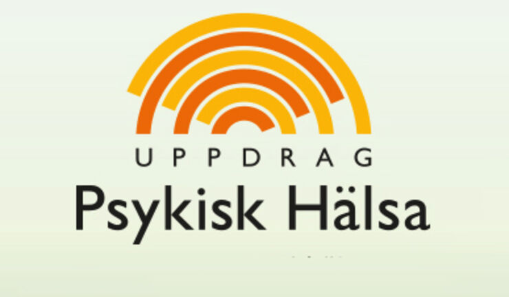 Uppdrag psykisk hälsa -- logotyp. 