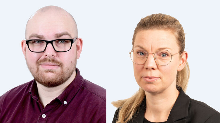 Porträttbilder av Daniel Toll och Ida Lindgren.