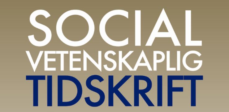 Socialvetenskaplig tidskrift SOCARB