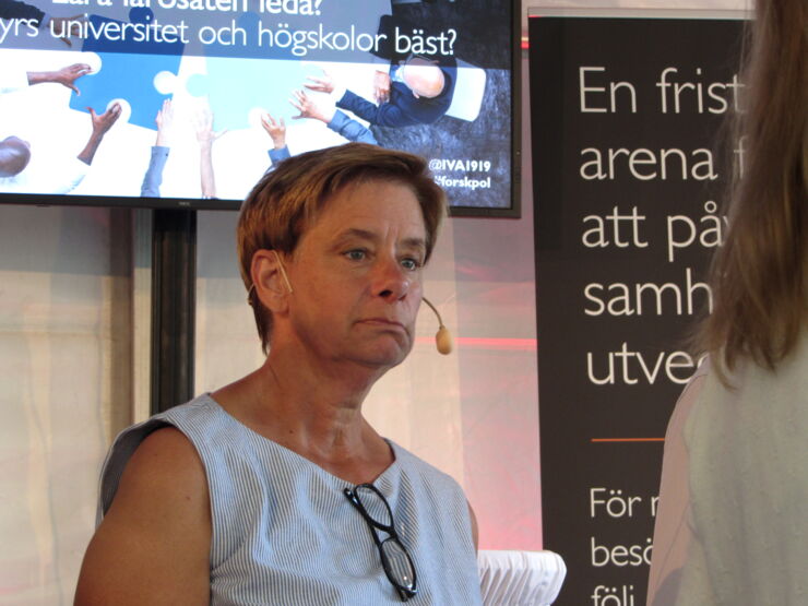 Helen Dannetun in Almedalen.