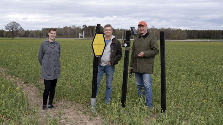 Johanna Orsholm, Uno Wennergren och Axel Lagerfelt.