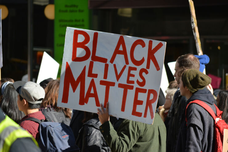 Black lives matter protest.