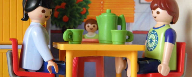 Family in playmobil